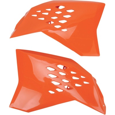 UFO kryty chladiče KTM SX 07-08, EXC 08 barva oranžová = KT04016127