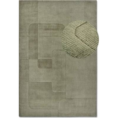 Villeroy & Boch Зелен ръчно изработен вълнен килим 80x150 cm Charlotte - Villeroy&Boch (106172-80x150)