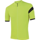 Sensor CLASSIC pánský krátky rukáv celozip reflex žlutá