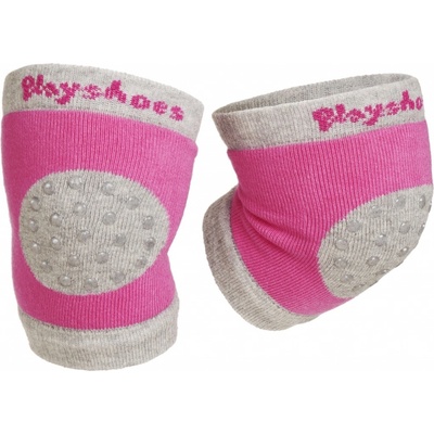 Playshoes Protiskluzové nákoleníky růžovo-šedé – Zboží Dáma