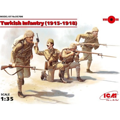ICM Turkish Infantry 19151918 4 figúrky 1:35