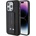 BMW Кейс BMW Grip Stand Smooth & Perforated за iPhone 15 Pro, черен (BMW000739-0)