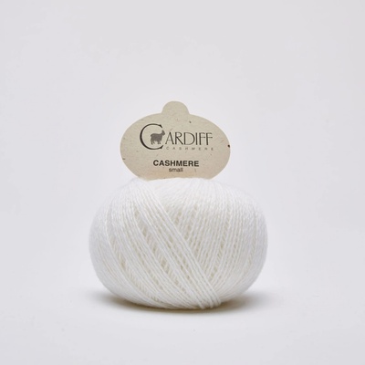 CASHMERE SMALL Cardiff Cashmere Farby CASHMERE: 623 biela
