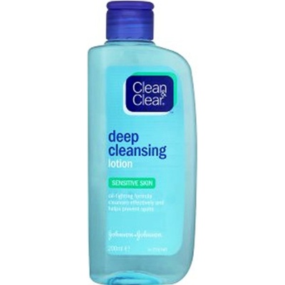 Clean & Clear Deep Cleansing Sensitive Skin Tonic Pleťová voda 200 ml