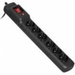 Activejet Удължител, Activejet, 6gn/3m/cz, 10A, 2300W, 3 m, черен