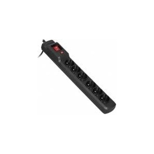 Activejet Удължител, Activejet, 6gn/3m/cz, 10A, 2300W, 3 m, черен