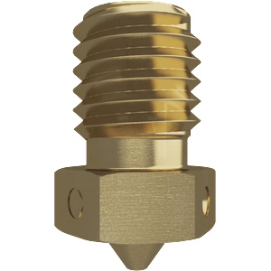 E3D Месингова дюза V6 - 1, 75 mm - 0, 60 mm (V6-NOZZLE-175-600)