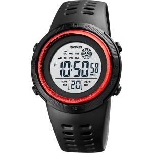 Skmei Детски дигитален часовник SKMEI All Sport, Червен (SKMEI-1773-BLACK-RED) Часовници