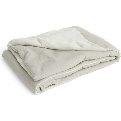 HAY Prehoz na posteľ Air Quilt Soft grey 140 x 200 cm