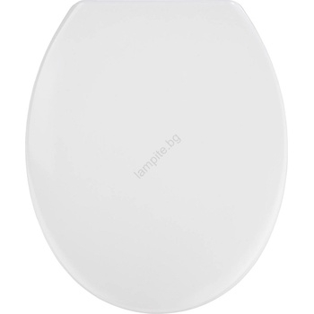 WENKO 19539100-WC тоалетна седалка VIGONE 37, 5x45 cm бяла/сребриста (WE0624)