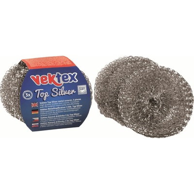 Vektex Top Silver drôtenka kovová 3 ks