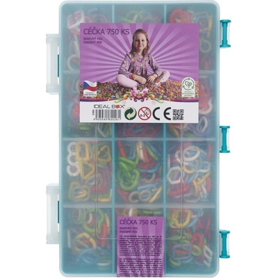 Ideal Box Céčka farebný mix 750 ks