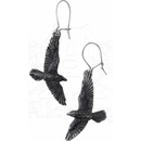 Alchemy Gothic Náušnice Black Raven E333