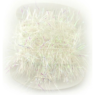 Tinsel Chenille - Barva Perleťově holografická 30 mm
