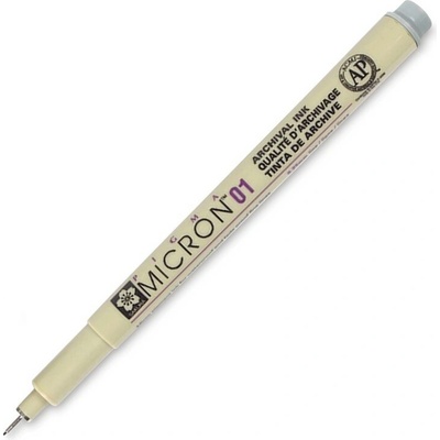 Technický liner SAKURA Pigma Micron 01 světle šedý 0,25 mm
