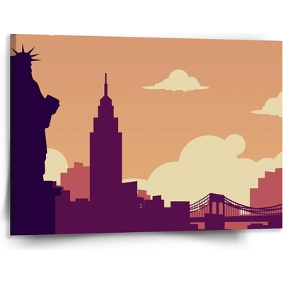 Sablio Obraz New York Socha slobody Art - 150x110 cm