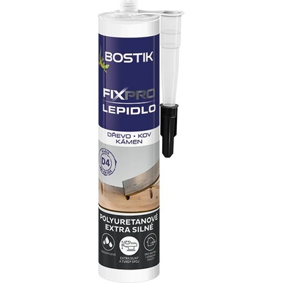 BOSTIK FIXPRO LEPIDLO DŘEVO - KOV - KÁMEN 300 ml