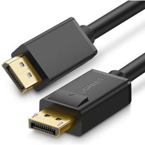 UGREEN Кабел DisplayPort към DisplayPort с поддръжка на 4K - Ugreen DisplayPort to DisplayPort 4K Cable (черен) (500 см) (UGR427BLK)