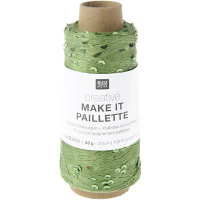 Rico Desigen Příplet Make It Paillette 002 Green