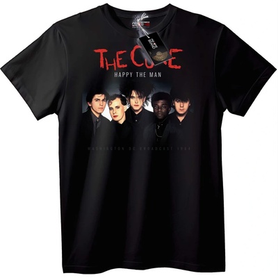 NOONEBRAND Тениска The Cure Happy The Man - 2XL, White