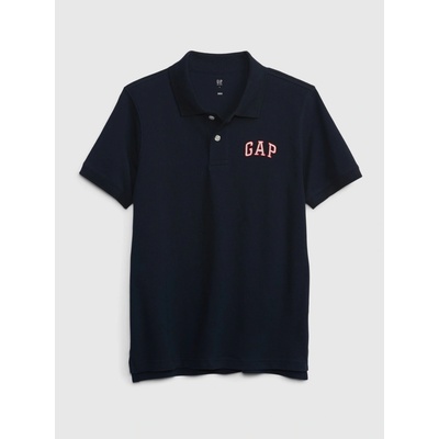 GAP dětské polo tričko s logem tmavě modrá