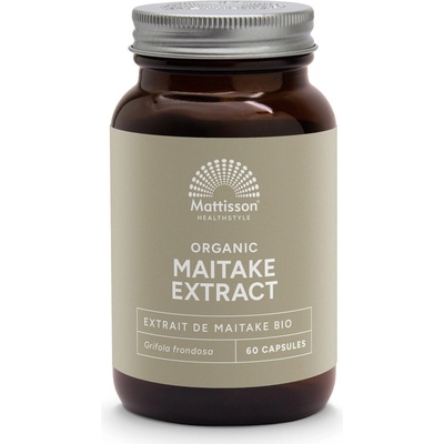 Mattisson Healthstyle Organic Maitake Extract, 400 mg, 60 капсули, Mattisson Healthstyle (MT2037)