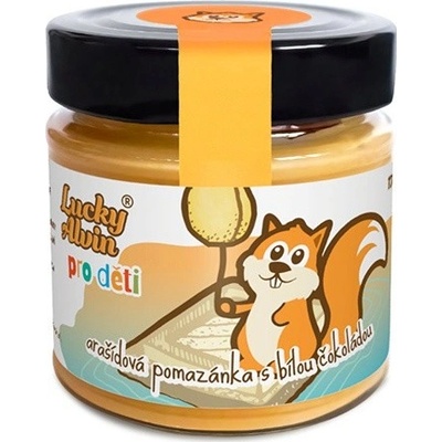 Lucky Alvin Pre Deti Arašidová nátierka biela čokoláda 170 g