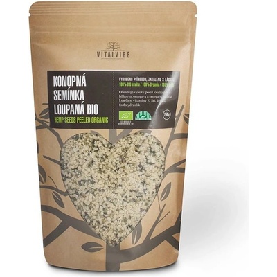 Vitalvibe Konopné semienka lúpané BIO 250 g
