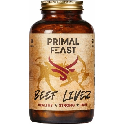 Primal Feast BIO lyofilizovaná hovädzia pečeň 180 kapsúl