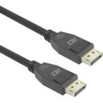 ACT Кабел Display port 2.1 мъжко-мъжко, 8К@60Hz, 4k@240Hz, 1м, черен (AK4081) - pimpmypc