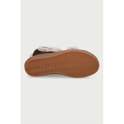 Inuikii Shearling Velcro High маратонки дамски от велур (1001.002.0161.152)