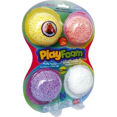 PlayFoam ® 4pack-G Modelína/Plastelína guličková 4 farby na karte 18x27x4cm