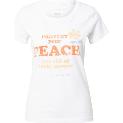 Einstein & newton Тениска 'Peace' бяло, размер XS