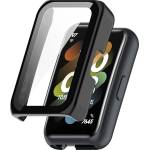 Techsuit Протектор за Huawei Band 8/9 + Калъф - Defense360 Pro - Черен