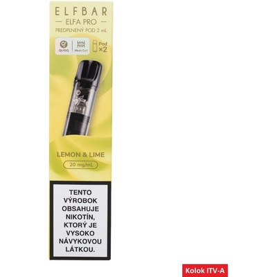 ElfBar Elfa Pro LEMON & LIME 2x2ml 20 mg