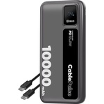 OBAL:ME Външна батерия с вградени USB-C и Lightning кабели и USB-C, USB-A портове и технология за бързо зареждане - OBALME CablePulse Power Bank With Build-in Cables 22.5W 10000 mAh (черен) (OMPWBC10K)