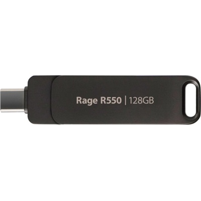PATRIOT Rage R550 флаш памет, 128GB, 100 MB/S, USB A+C, черен (PE128GR550DSAD)