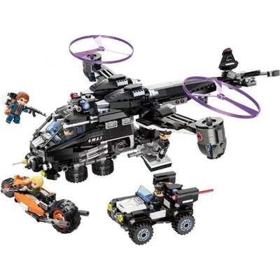 Qman Конструктор, Qman, Полицейски хеликоптер, 903 части (Q11015)