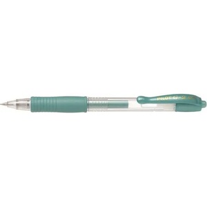 Pilot Гел писалка, 0, 32 мм, с бутон, PILOT "G-2 Metallic", зелена BL-G2-7-MG (BL-G2-7-MG)