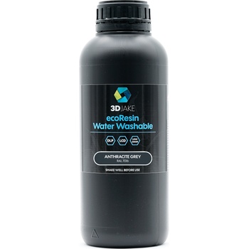 3DJAKE ecoResin Water Washable Anthracite Grey - 1.000 g (02-33227161)