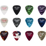 Fender 351 Dotted Celluloid Picks 12-Pack Heavy Перце за китара (1980200500)