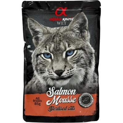 Alpha Spirit Cat Jemná lososová pěna 85 g