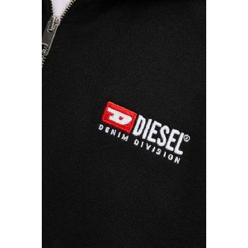 Diesel Памучен суичър Diesel S-BOXT-HOOD-ZIP-DIV в черно с качулка с принт A14946.0GEAD (A14946.0GEAD)