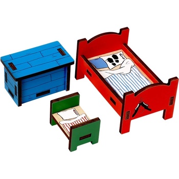 Pippi Дървено обзавеждане Pippi - За спалнята на Вила Вилекула (44385100)