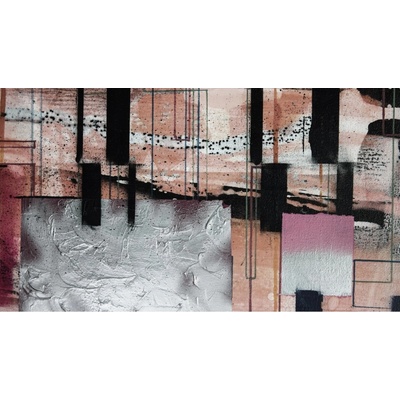 Komar Vliesová fototapeta Squares Dropping rozměry 500 x 280 cm
