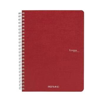 Image 1 of Fedrigoni Тетрадка Ecoqua, A4, картонена корица, със спирала, 70 листа, череша (19290203)