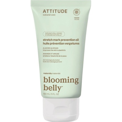 Attitude Blooming Belly přírodní olej pro těhotné a po porodu argan a mandle 150 ml
