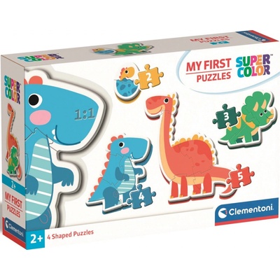 CLEMENTONI Moje první Dinosauři 4v1 2,3,4,5 dílků