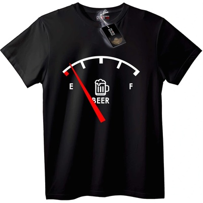 NOONEBRAND Тениска Измервач на Бира - 2XL, Black