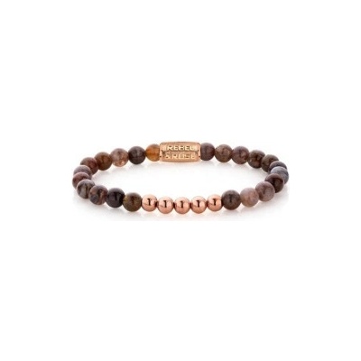 Rebel & Rose unisex náramek Indian Spring 6 mm RR-60049-R-XS